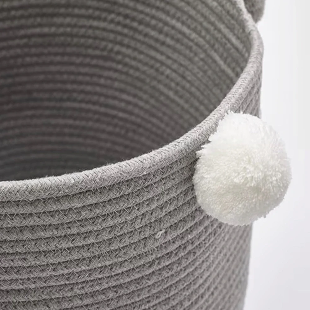 Laundry Basket Lid Storage Basket Bins Woven Heavy Duty Laundry Hamper